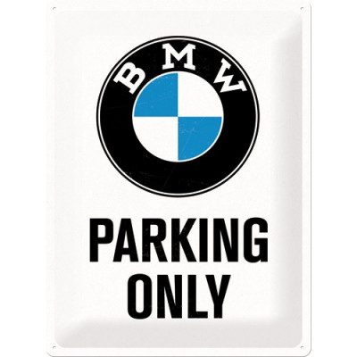 Placa metalica - BMW - Parking Only L - 30x40 cm foto