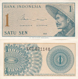 INDONEZIA 1 sen 1964 UNC!!!