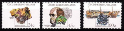 Cocos (Keeling) Islands 1981 - Ch. Darwin, serie neuzata foto