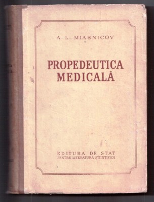 propedeutica medicala de a. l. miasnicov cartonata foto