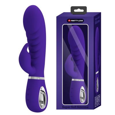 Vibrator Rabbit Prescott, Indigo, 20 cm foto