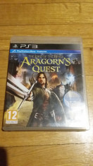 PS3 The lord of the rings Aragorn&amp;#039;s quest compatibil Move - joc original Wadder foto