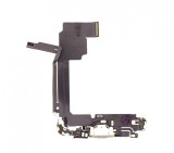 Flex Incarcare iPhone 15 Pro Max, Natural Titanium, Mufa Dock Port, Inlocuire Port Incarcare si Transfer Date