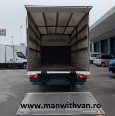 Inchiriere duba cu lift doar cu sofer manwithvan.ro foto