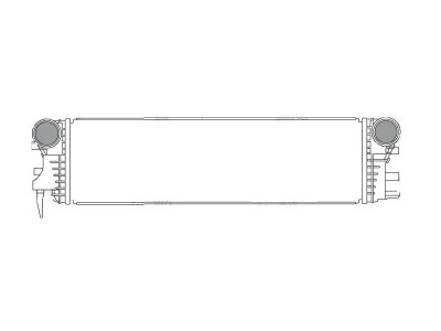 Intercooler Mercedes Vito 114/116 cdi/d, 19 BlueTEC, 03.2014-, Vito/Clasa V, 03.2014-, motor 2.1 CDI 100/120/140kw, diesel, cu/fara AC, aluminiu braz foto