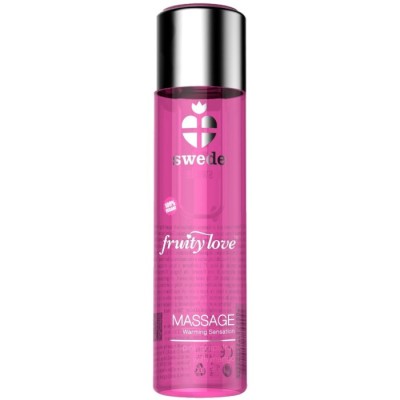 Ulei de Masaj Fruity Love, Efect de Incalzire, Aroma Grapefruit Roz cu Mango, 60 ml foto