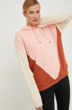 Roxy bluza femei, culoarea roz, modelator