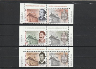 ROMANIA 2021 LP 2312 LP 2312 a ZIUA CULTURII NATIONALE 150 DE ANI SERBAREA DE LA PUTNA 1871 SERIE CU VINIETA + BLOC MNH NESTAMPILATE foto