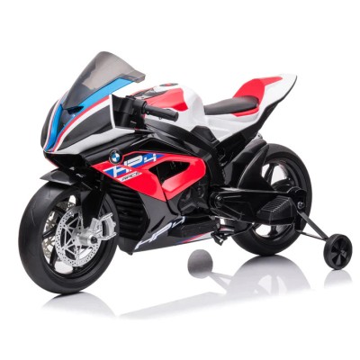 Motocicleta electrica cu licenta BMW HP4 Premium, pentru copil 3-9 ani, culoare Rosu foto