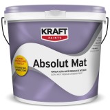 Vopsea Super Lavabila De Interior Alb Extrem De Mata Kraft Absolut Mat / 2.5L