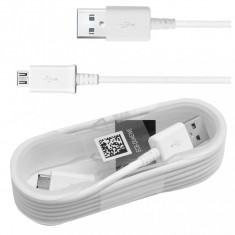 Cablu de date Samsung ECB-DU4EWE, Micro USB, 1.5m, Alb, LXT