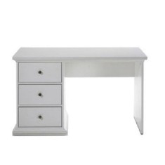 Birou PC din mdf lacuit alb Paris 130x62x74 cm