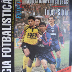 Sportul Studentesc-Inter Sibiu (1987 / program de meci)