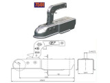 Cupla remorca patrata Cod:750I Automotive TrustedCars, Oem