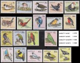 AUSTRALIA - 1978-80 - PASARI 1+2+3+4+5, Fauna, Nestampilat