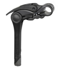 Pipa ghidon reglabila 0-50 grade, din aluminiu, culoare negru, ghidon 25.4mm Cod:AWR2130