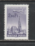 Ungaria 1968 - Oras si Avion 7v MNH, Nestampilat