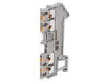 Conector Șine 0,14-1,5mm2 4 Borne Gri PT