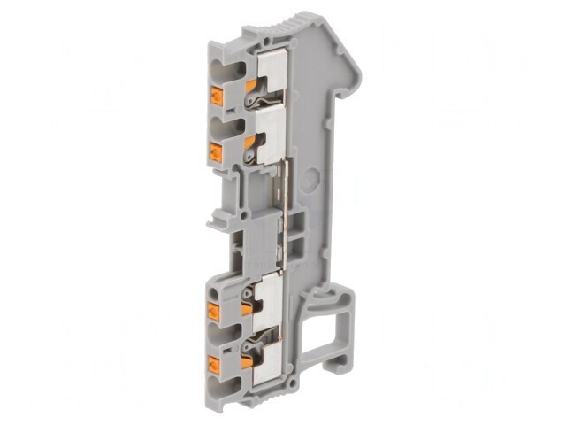 Conector Șine 0,14-1,5mm2 4 Borne Gri PT