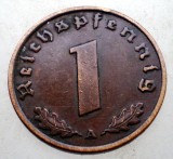 B.026 GERMANIA 1 REICHSPFENNIG 1937 A, Europa, Bronz