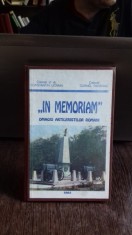 IN MEMORIAM. OMAGIU ARTILERISTILOR ROMANI - CONSTANTIN UCRAIN, CORNEL PARANIAC foto