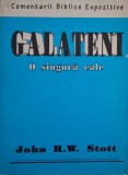 Carte Galateni O singura cale John W. Stott anticariat stare buna