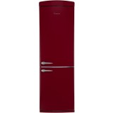 Combina frigorifica Fram FC-VRR341BDE++, 340 l, Less Frost, Clasa E, Iluminare LED, Control mecanic, H 186 cm, Burgundi