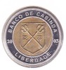 Bnk mnd Republica Cabinda 2.5 escudos 2003 unc , fauna marina , bimetal, Africa