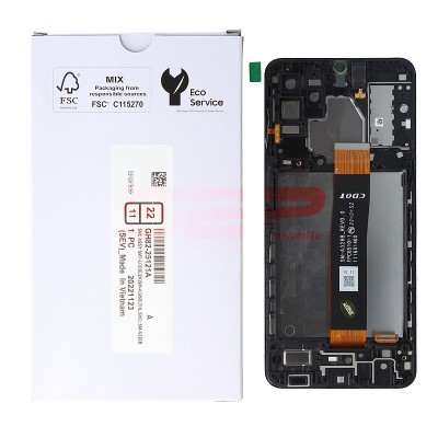 LCD+Touchscreen cu Rama Samsung Galaxy A32 5G / A326 BLACK Original Service Pack foto