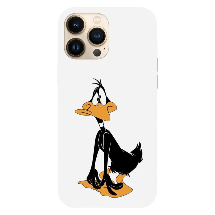 Husa compatibila cu Apple iPhone 12 Pro Max model Duffy Duck, Silicon, TPU, Viceversa