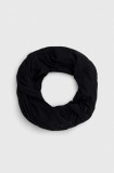 Nike fular impletit culoarea negru, neted