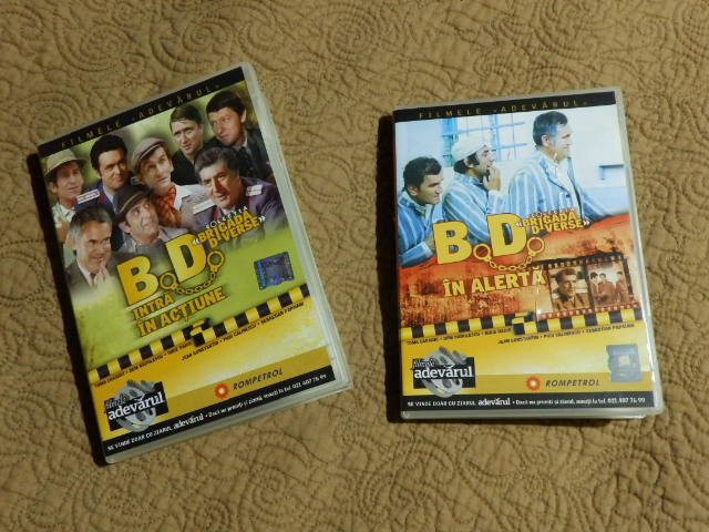 2 DVD -uri BRIGADA DIVERSA/BD Intra in Actiune si BD in alerta/comedie/colectie