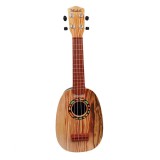 Chitara Clasica Copii QGU06, Lemn, 53cm, 4 Corzi Metalice, +3 Ani. Jucarie Instrument Muzical
