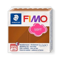 Pastă polimerică FIMO Soft 57g Maro brun
