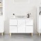 Gossi dulap de chiuveta, alb, 80x33x60 cm, lemn prelucrat