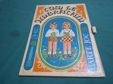 Carte Joc Educativă Copii Cum le &icirc;mbrăcăm Editura Jeco Anul 1987