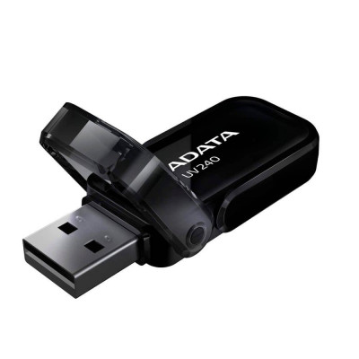 Memorie USB Flash Drive ADATA 64GB, UV240, USB 2.0, Negru foto