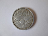 Noua Caledonie 2 Francs 1949, Australia si Oceania, Aluminiu, Circulata
