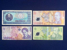 Bancnote Romania - Lot bancnote romane?ti - starea care se vede (10) foto