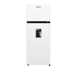 RESIGILAT &ndash; FRIGIDER CU DOUA USI HEINNER HF-205WDF+, Clasa F, 205L, Dozator de apa, H 143.4cm, Alb