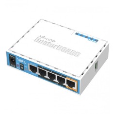 hAP ac, 5 x 100M, 802.11b/g/n 2.4Ghz, 802.11a/n/ac 5GHz, PoE - MikroTik RB952Ui-5ac2nD