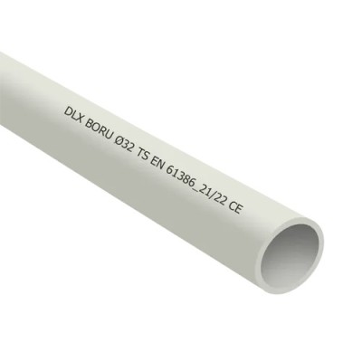 Tub PVC rigid D20, 750N, Halogen free, 3m - DLX TRP-802-20 foto