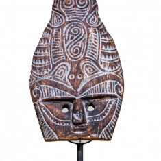 Masca tribala sculptata din lemn Primitive Timor II, L