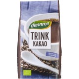 Cacao pentru baut bio 400g Dennree, pudra organica indulcita cu zahar brut nerafinat