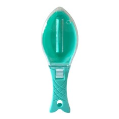 Dispozitiv pentru curatarea solzilor de peste cu capac, Verde, 16 cm, HML36