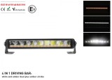 LED Bar Girofar, lumina alba puternica si lumina portocalie de avertizare, calitate inalta, DRL, 50W, 2100lm, 35,5cm, 12-24V