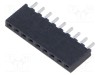 Conector SAMTEC şiruri pini mamă PIN 9 2mm gold flash THT soclu