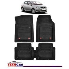 Covorase Auto TeamCar&reg; Tip Tavita Compatibile Toyota Auris (2006&ndash;2012) Negru Material Rezistent