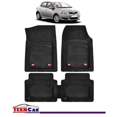 Covorase Auto TeamCar&amp;reg; Tip Tavita Compatibile Toyota Auris (2006&amp;ndash;2012) Negru Material Rezistent foto
