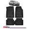 Covorase Auto TeamCar&reg; Tip Tavita Compatibile Toyota Auris (2006&ndash;2012) Negru Material Rezistent